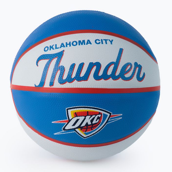 Wilson NBA Team Retro Mini Oklahoma City Thunder Basketball blau WTB3200XBOKC