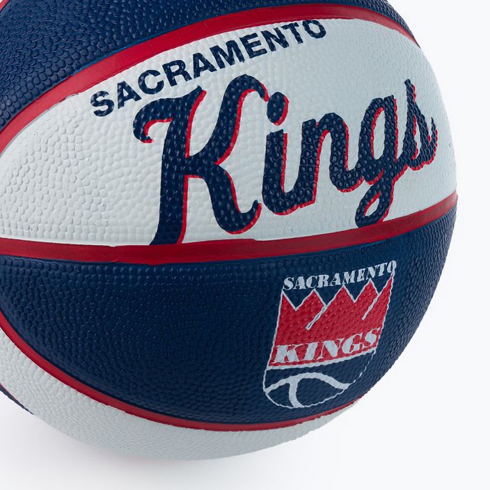 Wilson NBA Team Retro Mini Sacramento Kings Basketball navy blau WTB3200XBSAC 3