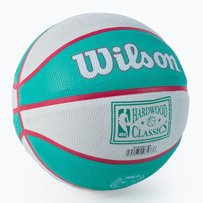 Wilson NBA Team Retro Mini San Antonio Spurs Basketball blau WTB3200XBSAN 2