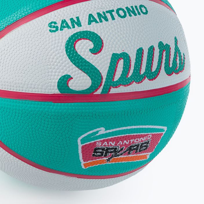 Wilson NBA Team Retro Mini San Antonio Spurs Basketball blau WTB3200XBSAN 3