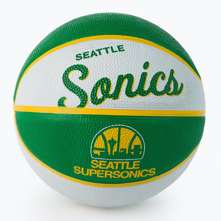 Wilson NBA Team Retro Mini Seattle SuperSonics Basketball grün WTB3200XBSEA