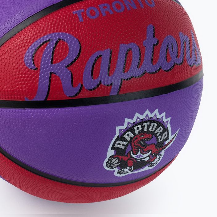 Wilson NBA Team Retro Mini Toronto Raptors Basketball rot WTB3200XBTOR 3