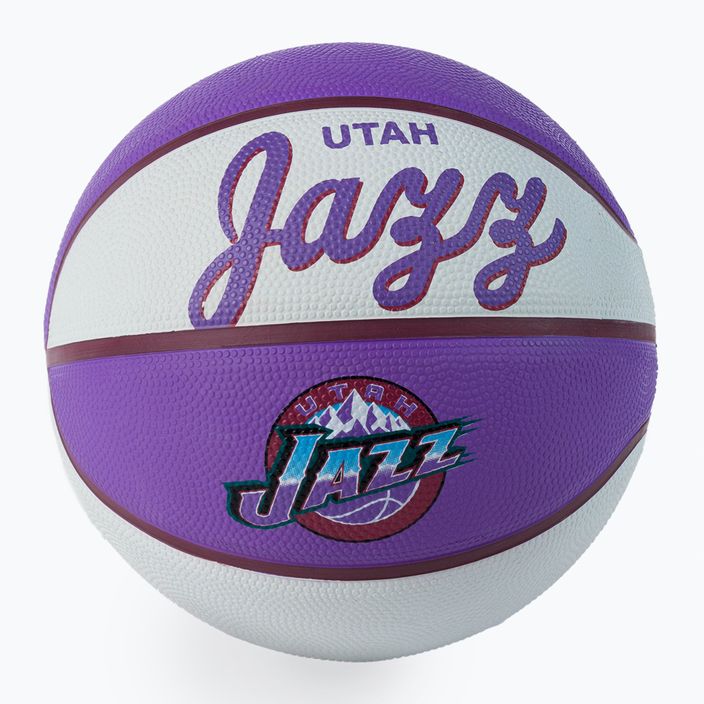 Wilson NBA Team Retro Mini Utah Jazz Basketball lila WTB3200XBUTA