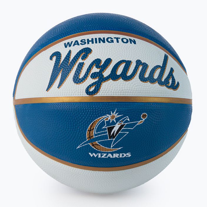 Wilson NBA Team Retro Mini Washington Wizards Basketball blau WTB3200XBWAS 2