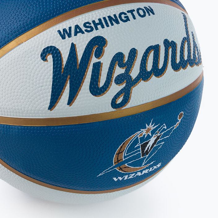 Wilson NBA Team Retro Mini Washington Wizards Basketball blau WTB3200XBWAS 3