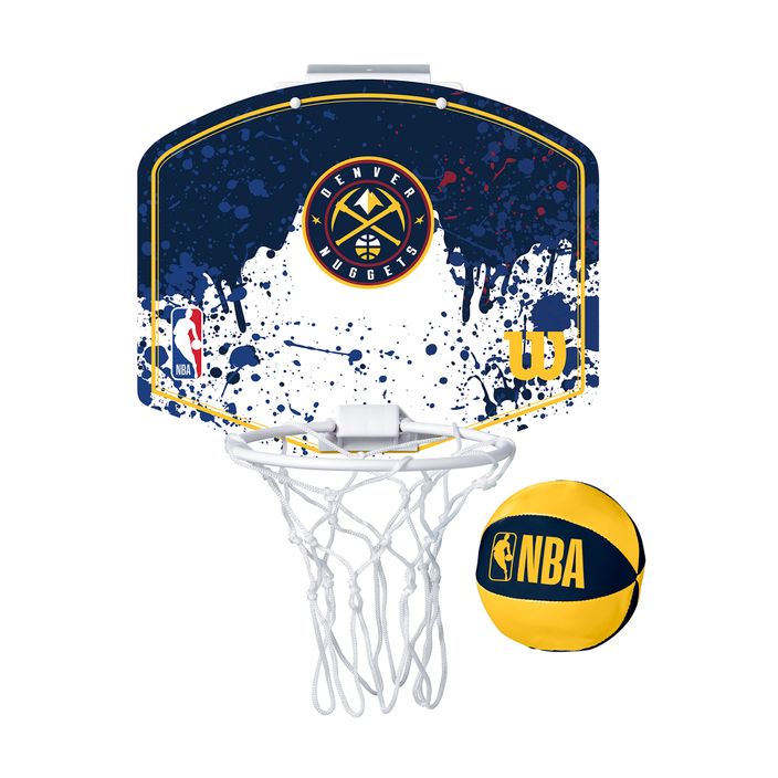 Wilson NBA Team Mini Hoop Denver Nuggets Basketball Set 2