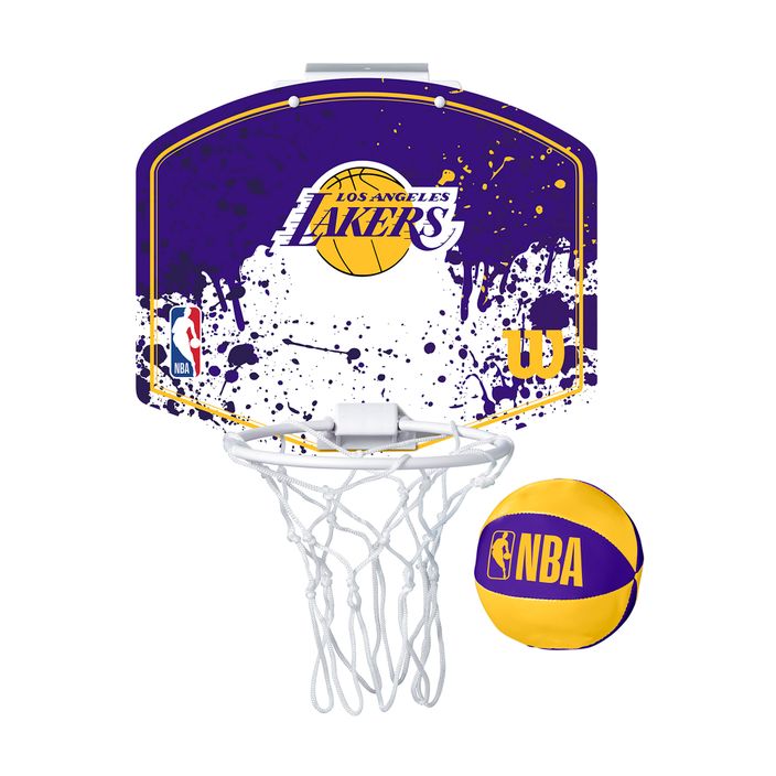 Wilson NBA Team Mini Hoop Los Angeles Lakers Basketball Set 2
