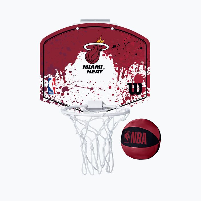 Wilson NBA Miami Heat Mini Hoop Basketball Rückwand rot WTBA1302MIA 4