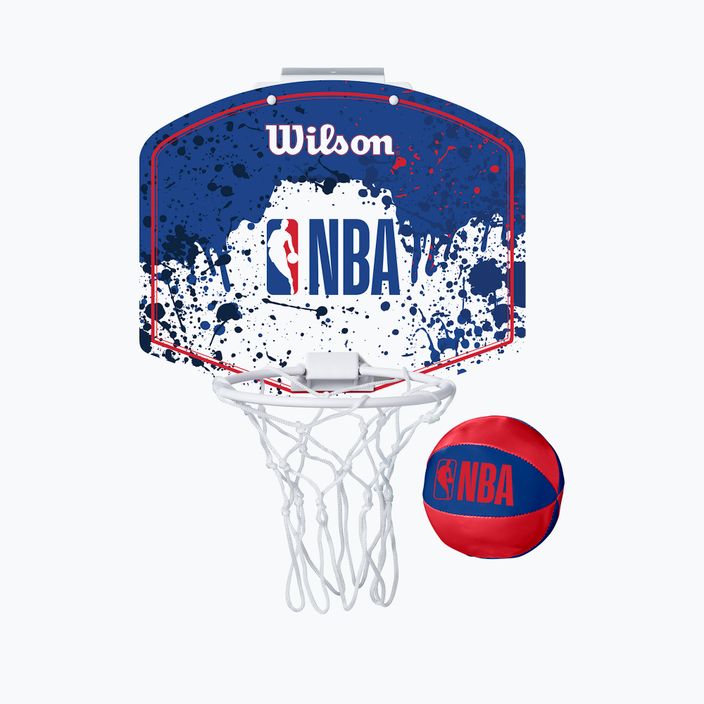 Wilson NBA RWB Mini Hoop Basketball-Backboard blau WTBA1302NBARD 4