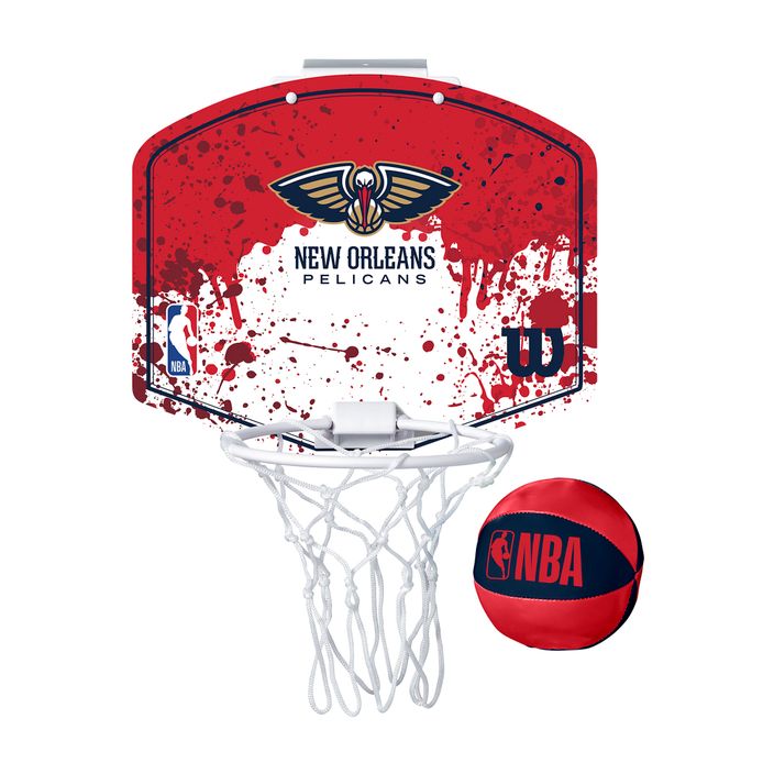 Wilson NBA Team Mini Hoop New Orleans Pelicans Basketball Set 2