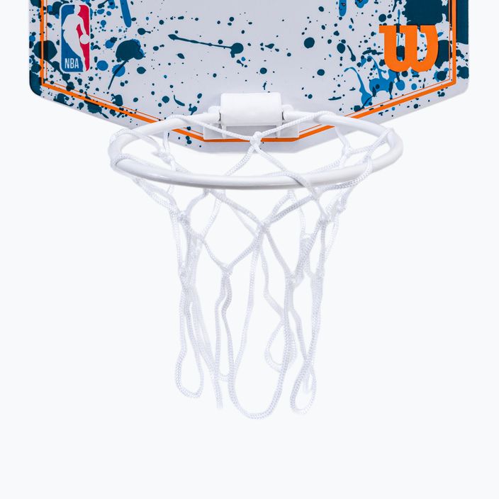 Wilson NBA New York Knicks Mini Hoop Basketball-Backboard blau WTBA1302NYK 2