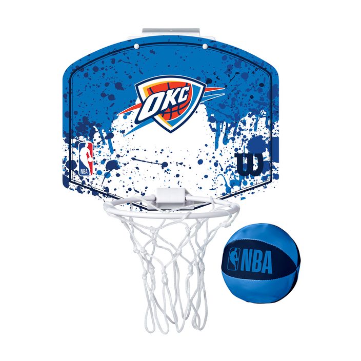 Wilson NBA Team Mini Hoop Oklahoma City Thunder Basketball-Set 2