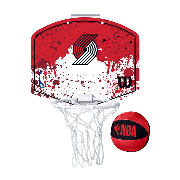 Wilson NBA Team Mini Hoop Portland Trail Blazers Basketball Set 2