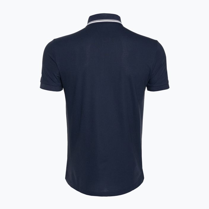 Herren Wilson Team Pique Polo klassisch navy T-shirt 2