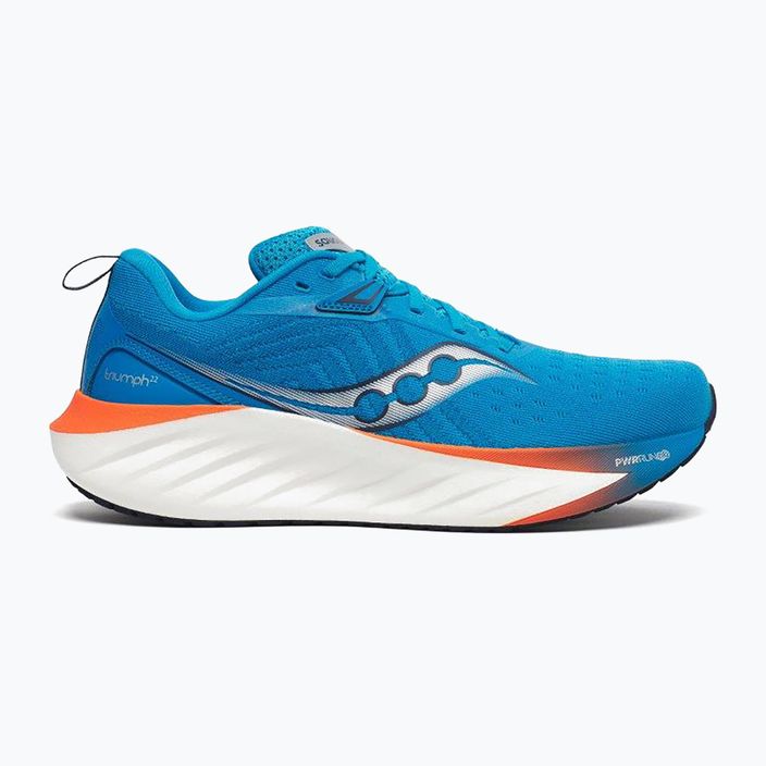 Herren Laufschuhe Saucony Triumph 22 viziblue/pepper 8