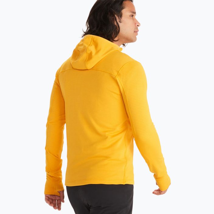 Herren Marmot Preon Fleece-Sweatshirt gelb M117829342 2
