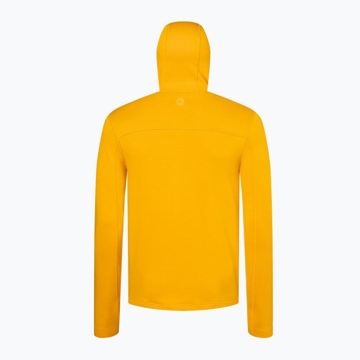 Herren Marmot Preon Fleece-Sweatshirt gelb M117829342 5