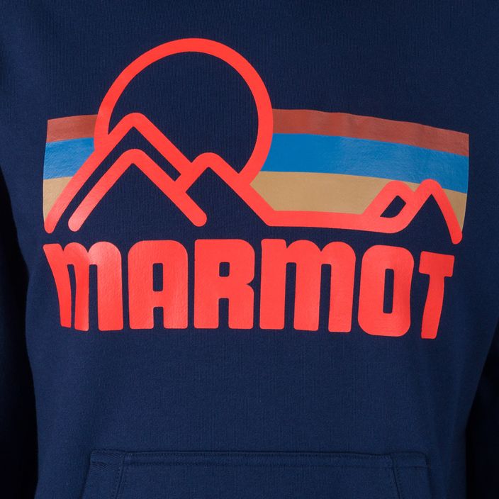 Marmot Coastal Hood Herren-Trekking-Sweatshirt navy blau M13635 3