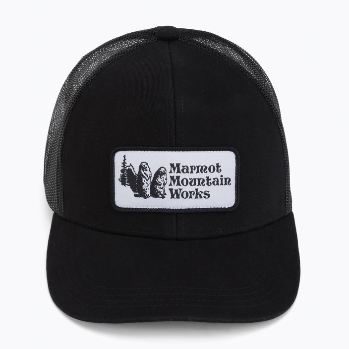 Marmot Retro Trucker Baseballkappe schwarz M143131101 4