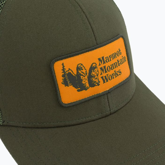 Marmot Retro Trucker Baseballkappe grün M143134859 5