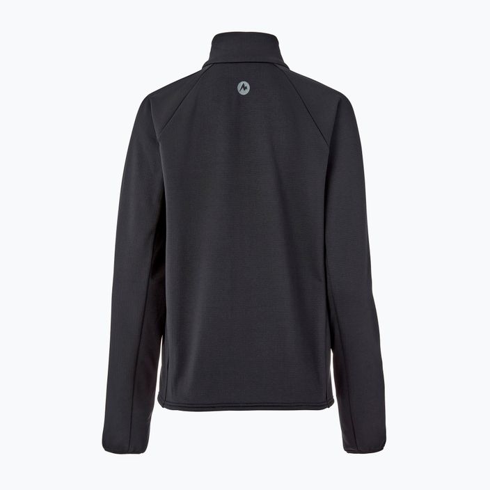 Damen Marmot Leconte Fleece Sweatshirt mit Kapuze schwarz 7