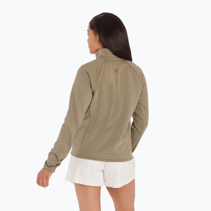 Marmot Leconte Damen Sweatshirt ohne Kapuze aus Fleecevetiver 3