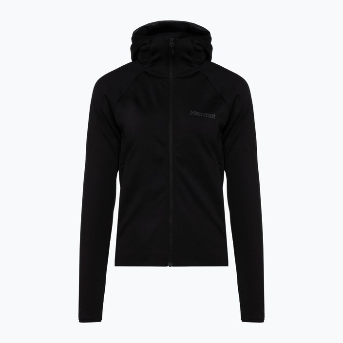 Marmot Leconte Fleece-Kapuzenpullover für Damen schwarz 7