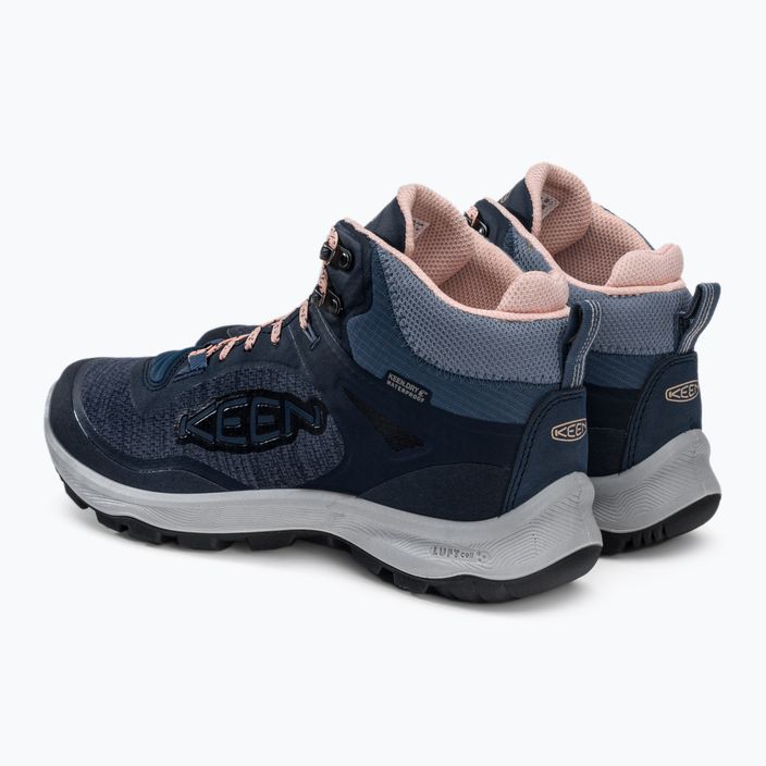 Damen-Trekking-Schuhe KEEN Terradora Flex Mid navy blau 1026877 3