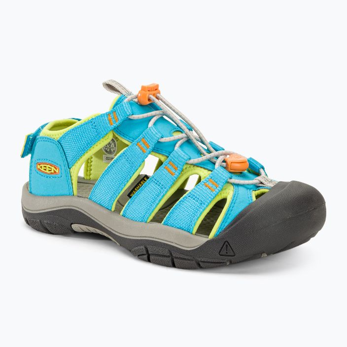 KEEN Newport Boundless blau atoll/daiquiri grün Junior Sandalen