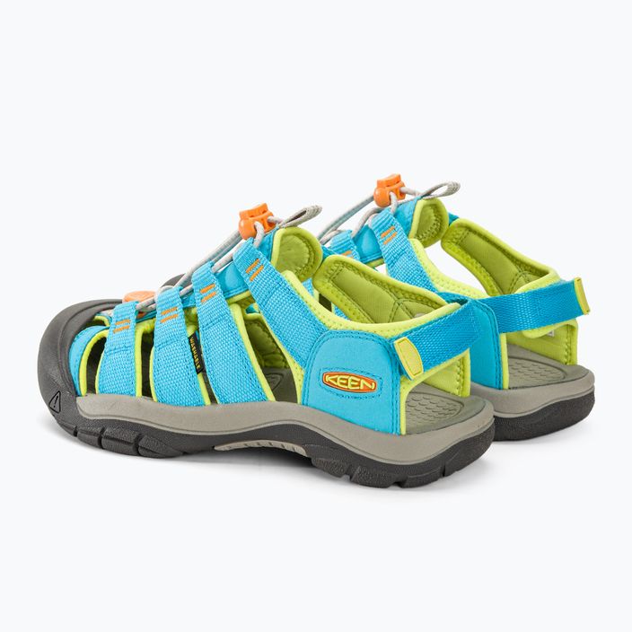 KEEN Newport Boundless blau atoll/daiquiri grün Junior Sandalen 3