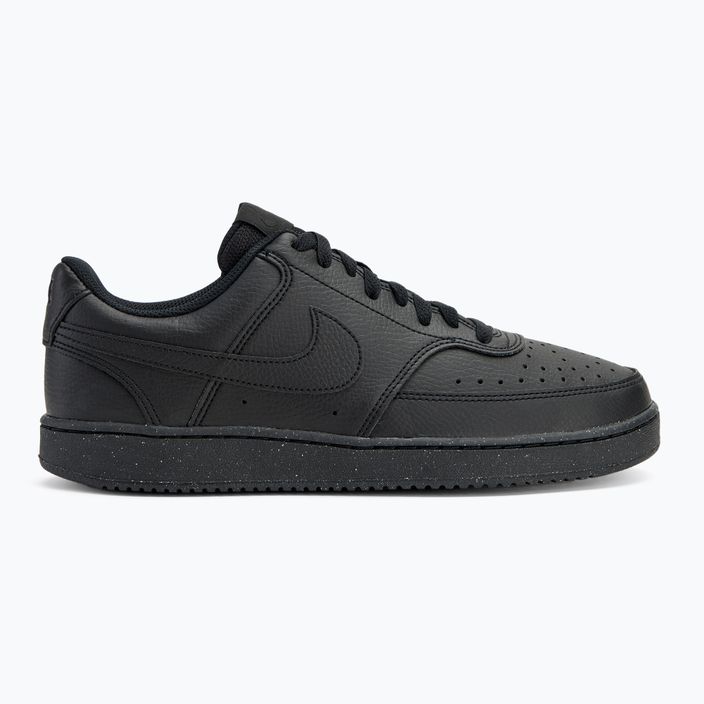 Herrenschuhe Nike Court Vision Low Next Nature schwarz/schwarz/schwarz 2