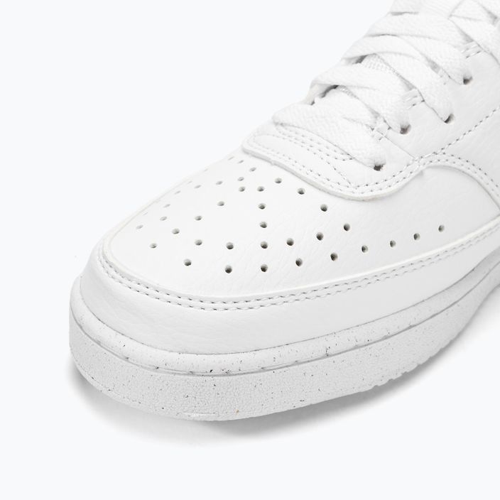Herren Nike Court Vision Low Next Nature Weiß/Weiß/Weiß Schuhe 7