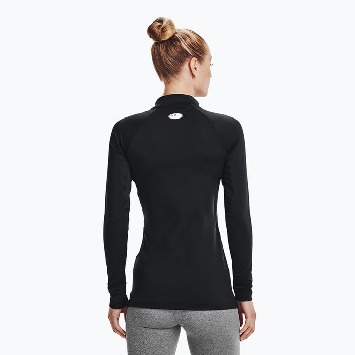 Under Armour Authentics CG Mockneck schwarz/weiß Damen Training Longsleeve 3