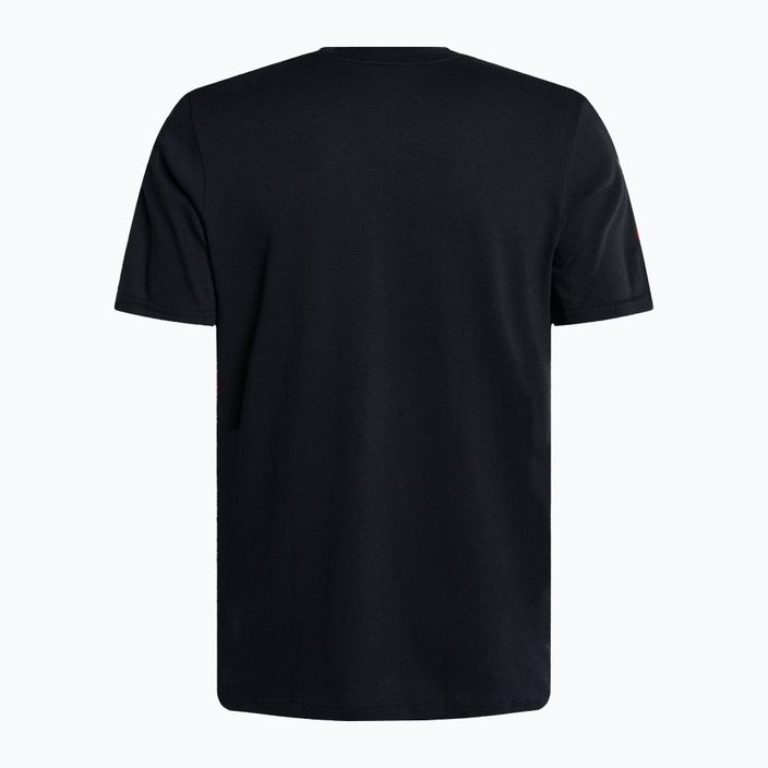 Men's Under Armour Logo Emb Heavyweight T-Shirt schwarz/weiß 5