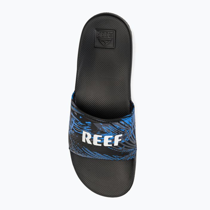 Pantoletten Herren REEF One Slide schwarz-blau CJ612 6