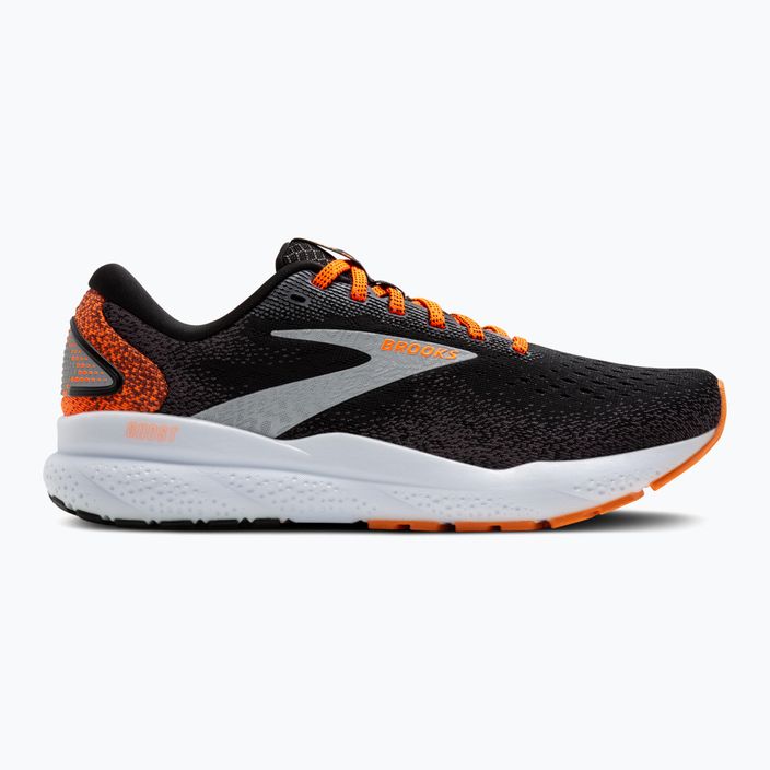 Brooks Ghost 16 Herren Laufschuhe schwarz/orange/weiß 2