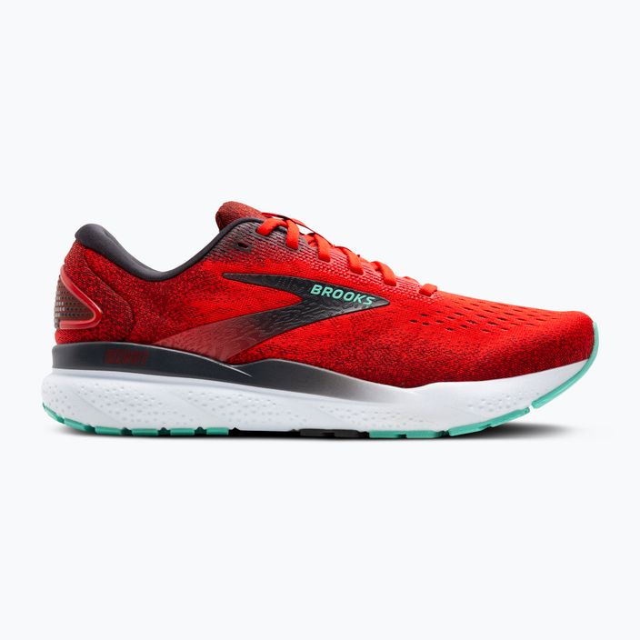 Brooks Ghost 16 Herren Laufschuhe feuerrot/ebony/kakadu 2