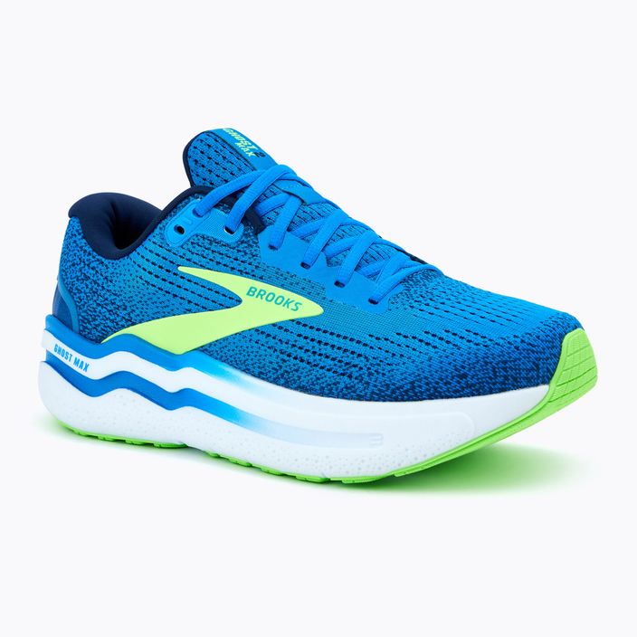 Brooks Ghost Max 2 Herren Laufschuhe holländisch blau/grün gecko/peacoat