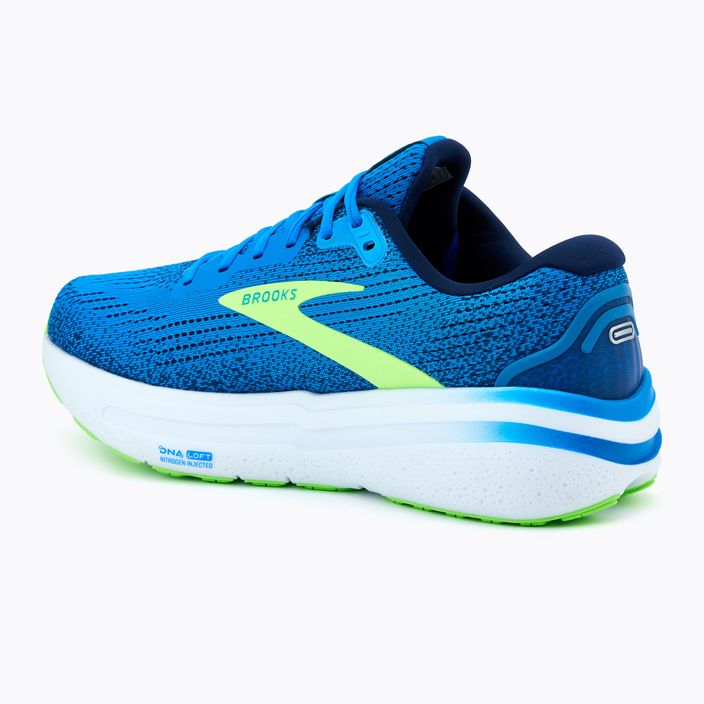 Brooks Ghost Max 2 Herren Laufschuhe holländisch blau/grün gecko/peacoat 3