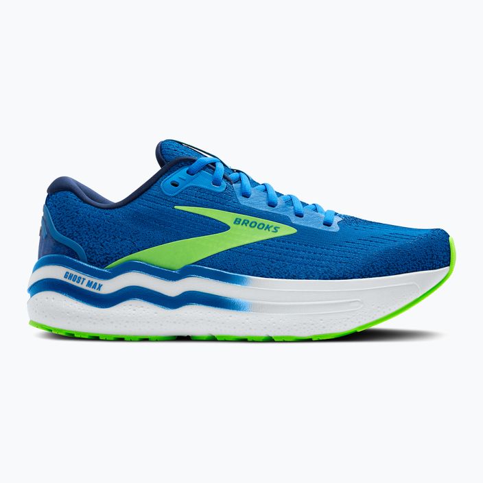 Brooks Ghost Max 2 Herren Laufschuhe holländisch blau/grün gecko/peacoat 9