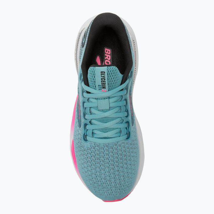 Damen Laufschuhe Brooks Glycerin GTS 21 marokkanisch blau/aqua/pink 5