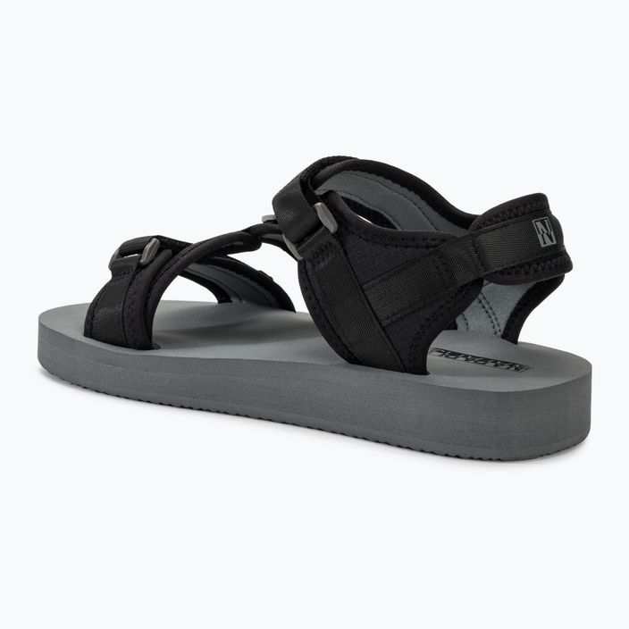 Napapijri Herren Sandalen NP0A4I8H schwarz/grau 3