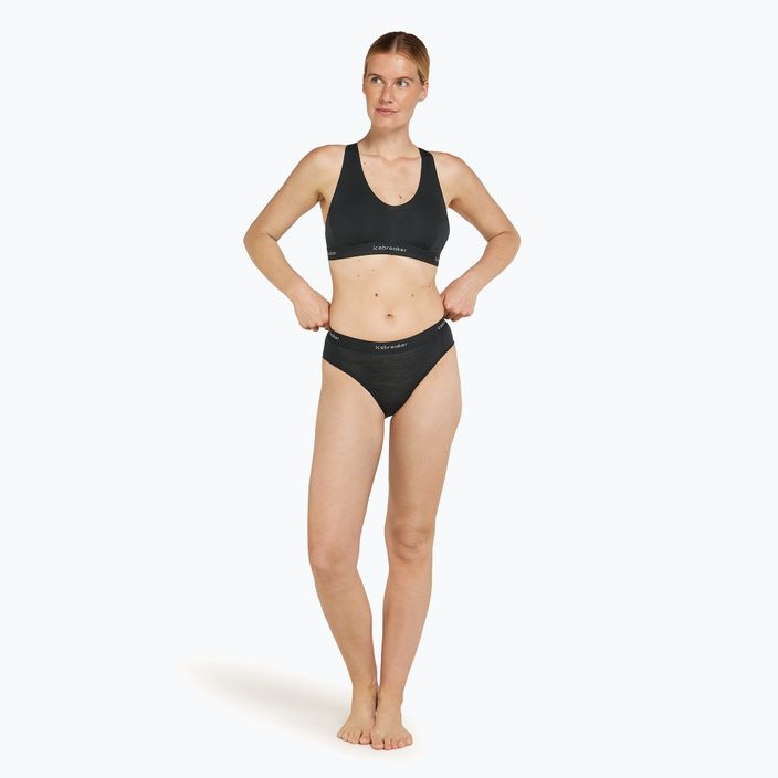 Icebreaker Damen Thermo-Slip Merino 125 Cool-Lite Sprite Hipster schwarz 3