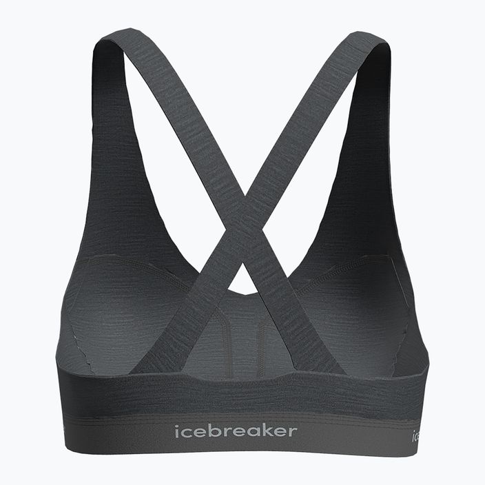 Icebreaker Merino 125 Cool-Lite Sprite Racerback Thermo-BH gritstone heather 2