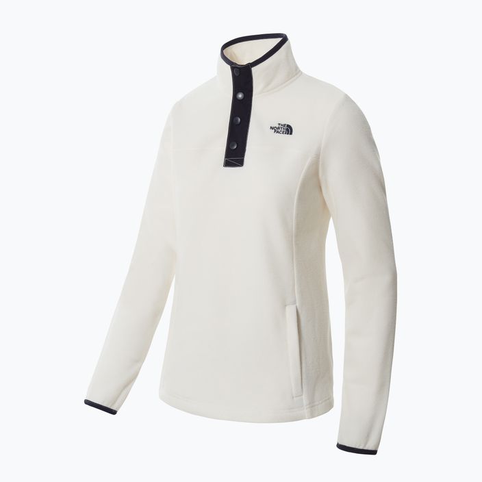 Damen Fleece-Sweatshirt The North Face Homesafe Snap Neck weiß NF0A55HPR8R1 7