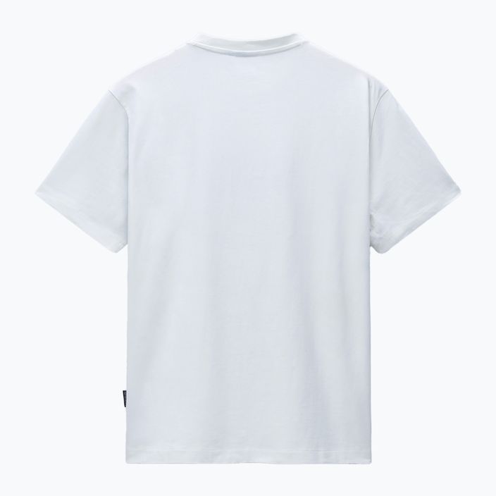 Herren Napapijri S-Box Logo weißes Reiher-T-Shirt 5