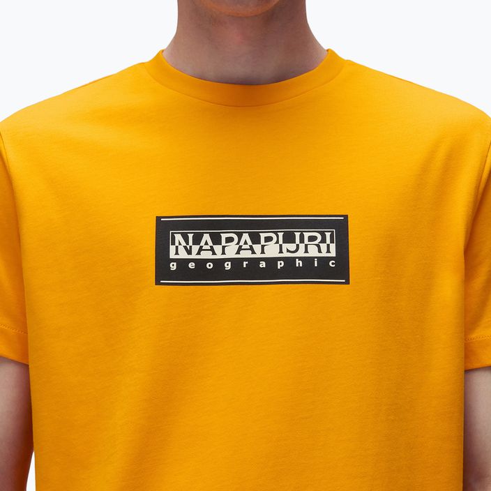 Herren Napapijri S-Box Logo T-shirt orange marigold 3