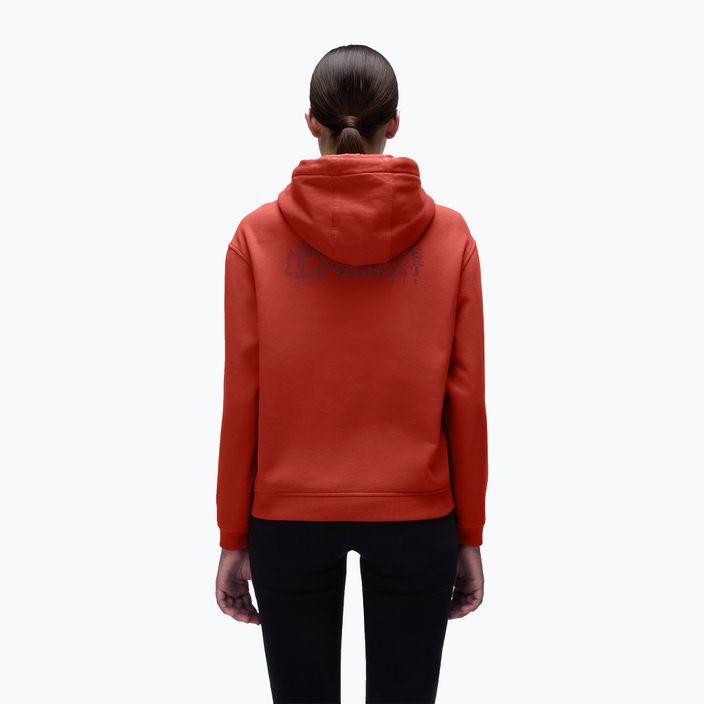 Damen Napapijri B-Blanche Sweatshirt mit Kapuze rot Sauce 2