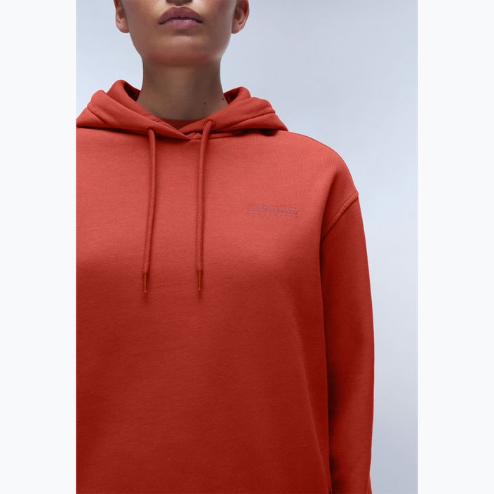 Damen Napapijri B-Blanche Sweatshirt mit Kapuze rot Sauce 3