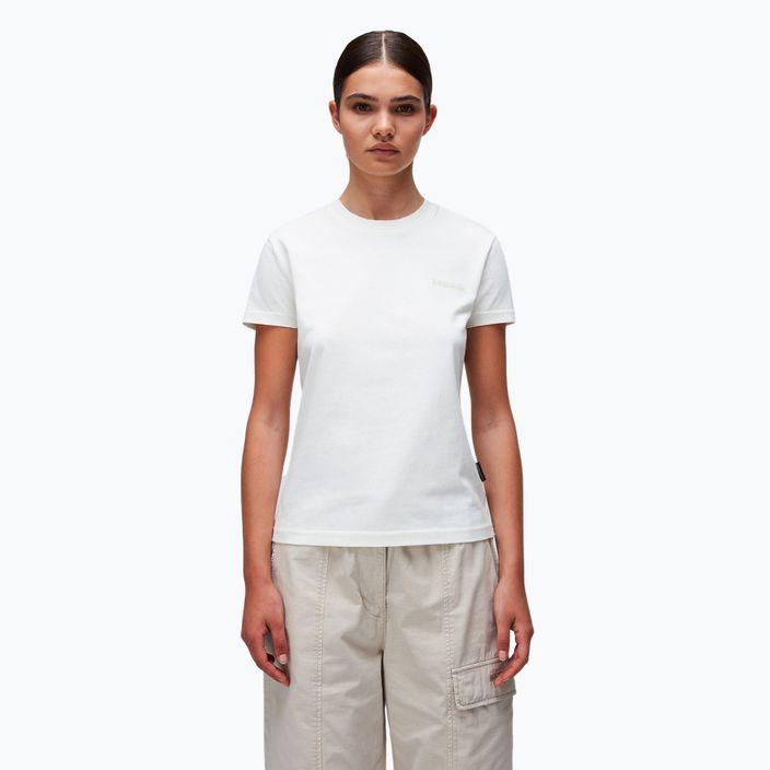 Napapijri Damen-T-Shirt S-Blanche weißer Reiher